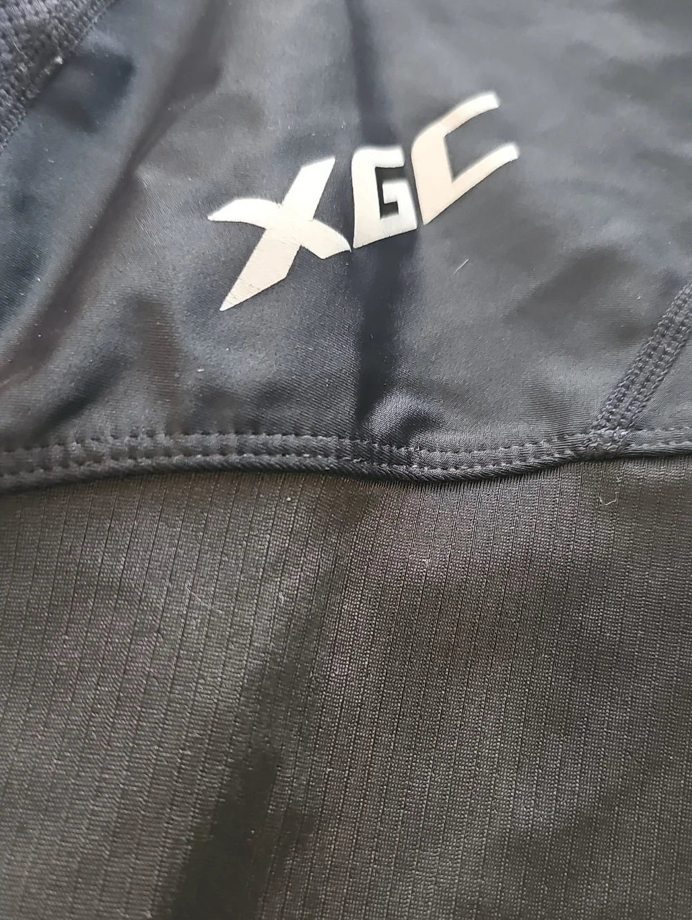 XGC Padded Cycling Shorts Mens Size XL Black Bike Compression Spandex Synthetic‎